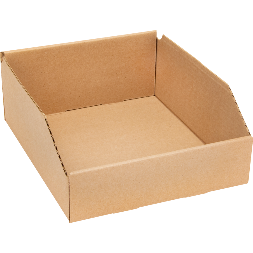 Mitchel Lincoln Deep Corrugated Parts Bin 9-3/4"W x 11-1/4"D x 4-1/2"H Beige