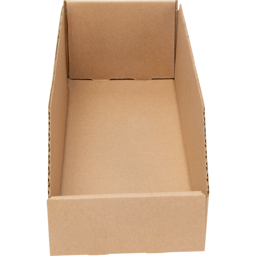 Mitchel Lincoln Deep Corrugated Parts Bin 5-3/4"W x 17-1/4"D x 4-1/2"H Beige