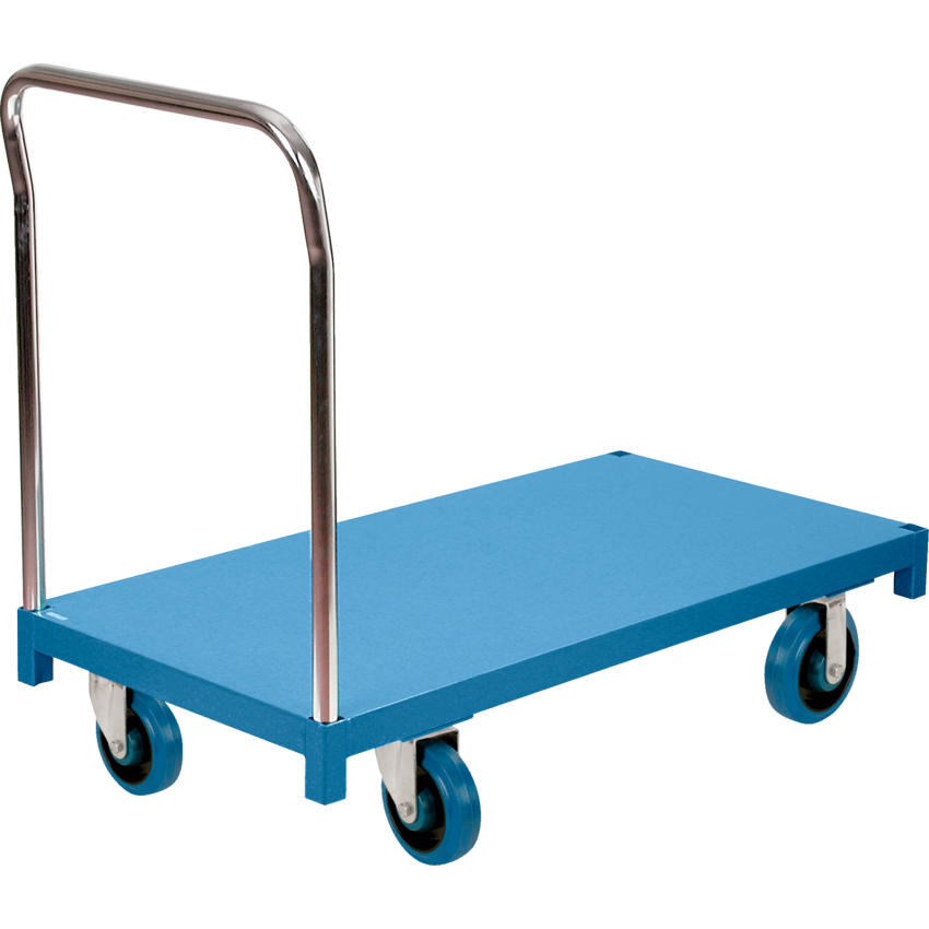 Kleton Platform Truck 24" x 36" with 5" Casters Blue
