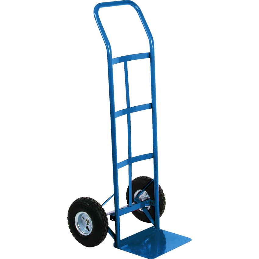Kleton® Pneumatic Wheel Hand Truck Continuous Handle 600 lbs capacity Blue