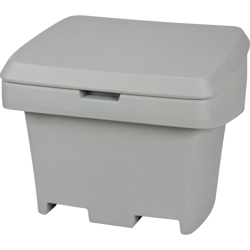 Salt and Storage Container 500 lb Grey