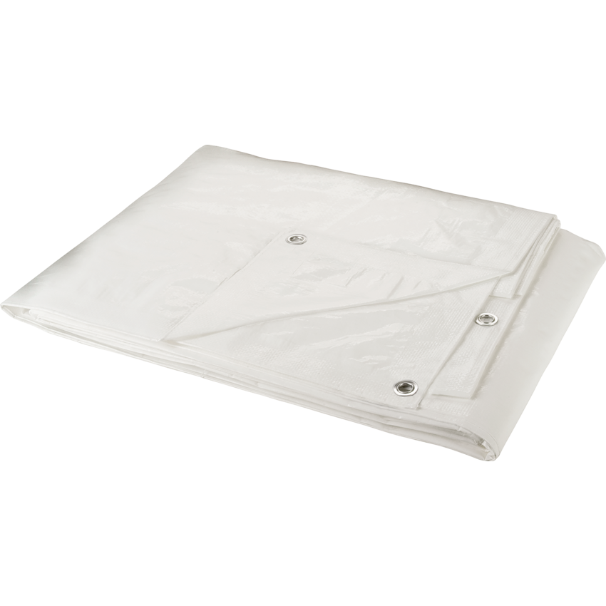 Kleton® Polyethylene Tarpaulin 10' x 12' White