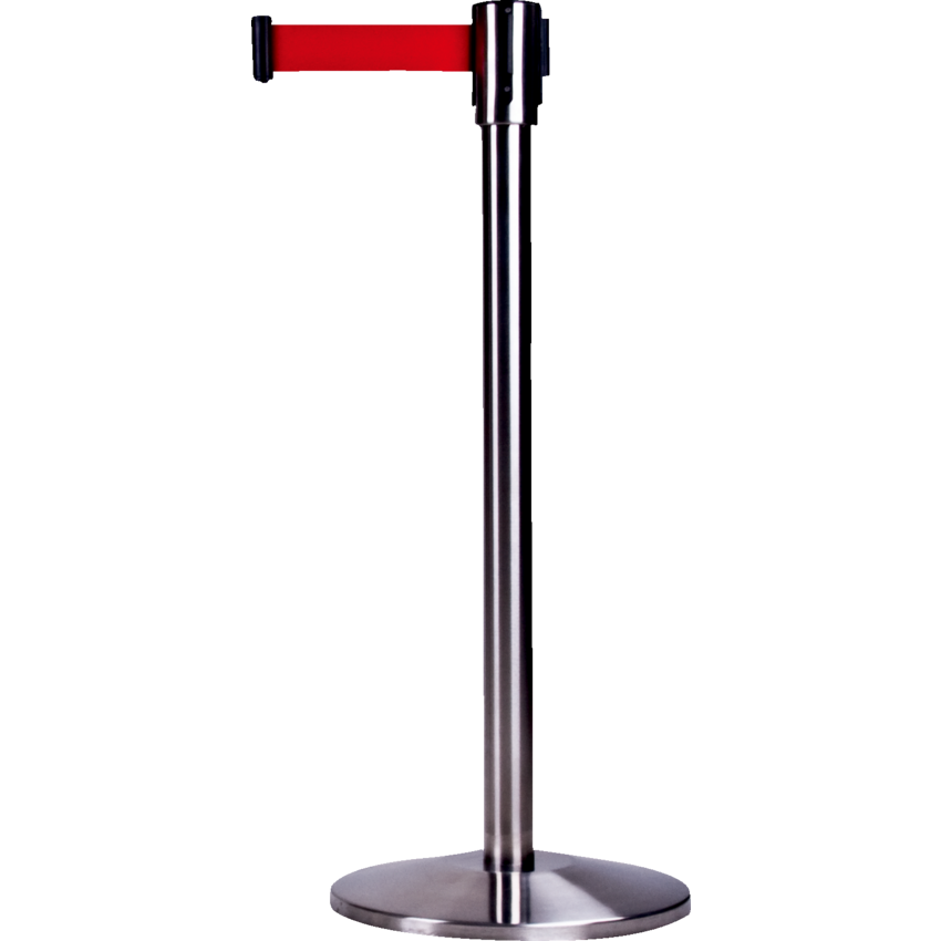 Zenith® Free-Standing Crowd Control Barrier Steel/Red