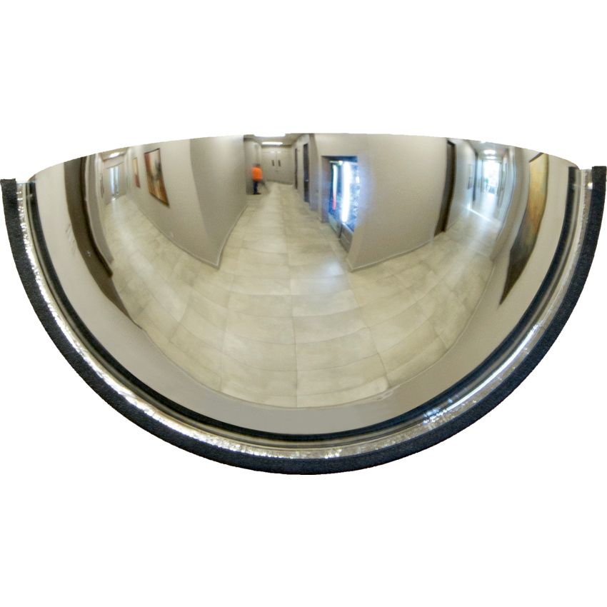 Zenith® Half Dome Closed Top 180° Mirror 18