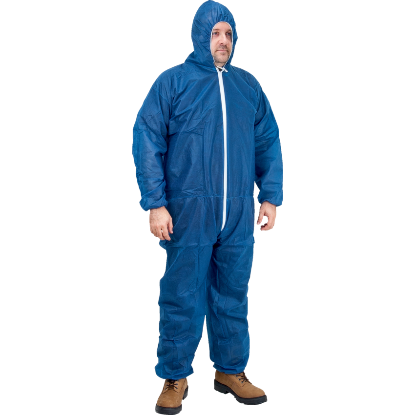 Zenith® Polypropylene Coverall 3X-Large Dark Blue