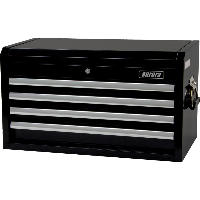 Aurora Tools® Tool Chest 4 Drawer Black