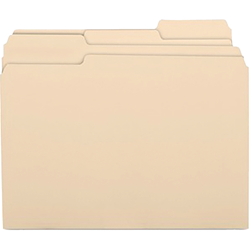 Business Source® Top Tab File Folder Letter Manila 100/box