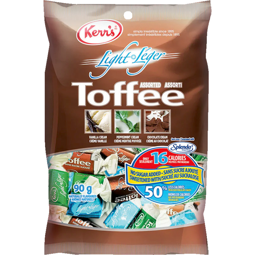 Kerr's Snacks No Sugar Added Toffee 90g
