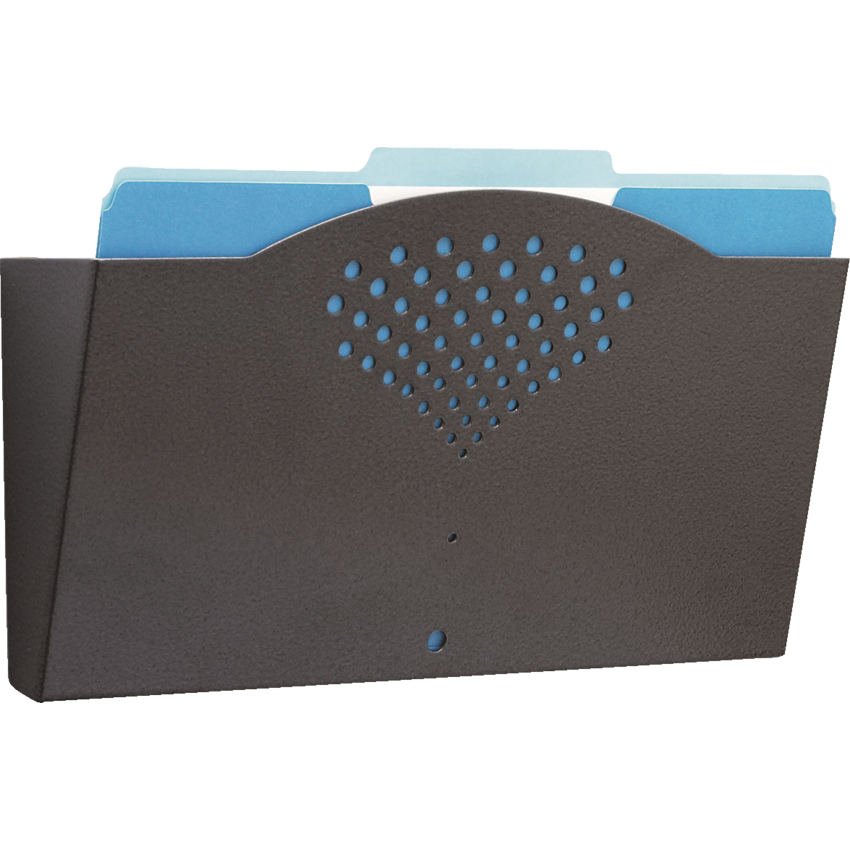 Safco® Steel Wall Pocket Legal Black