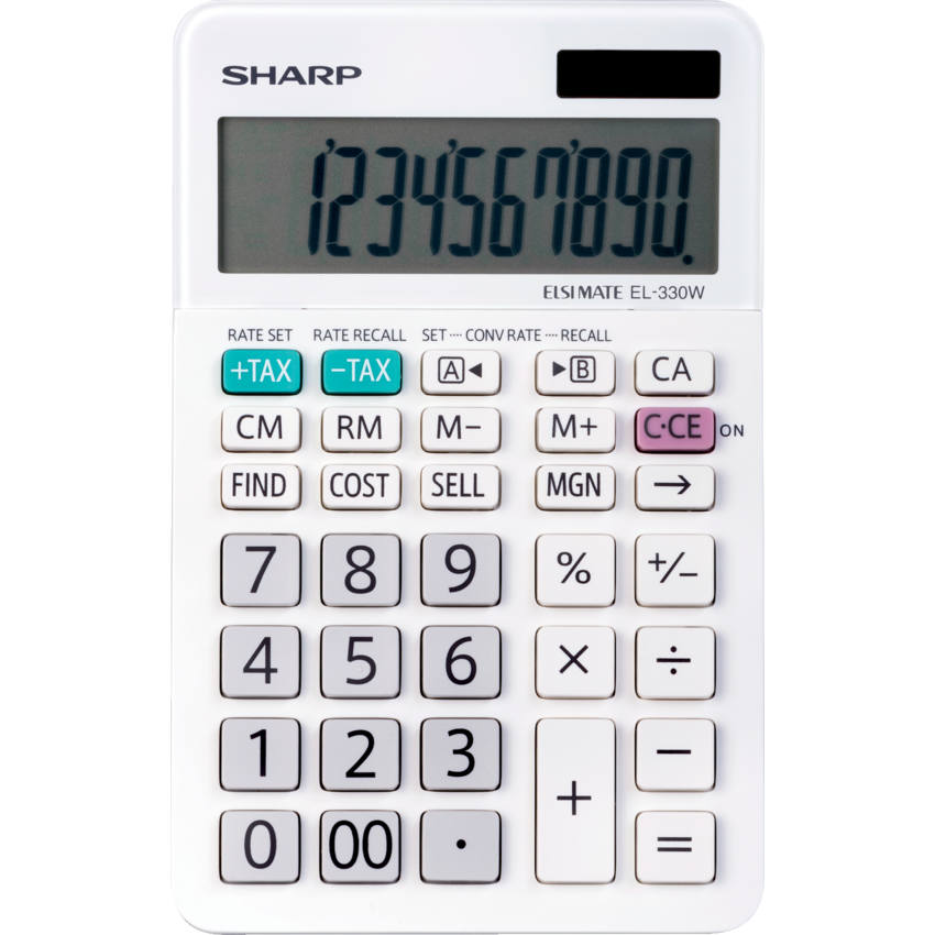Sharp EL330WB Desktop Calculator