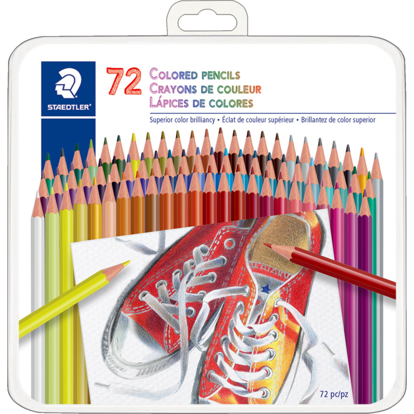 Staedtler® Coloured Pencils Assorted Colours 72/pkg