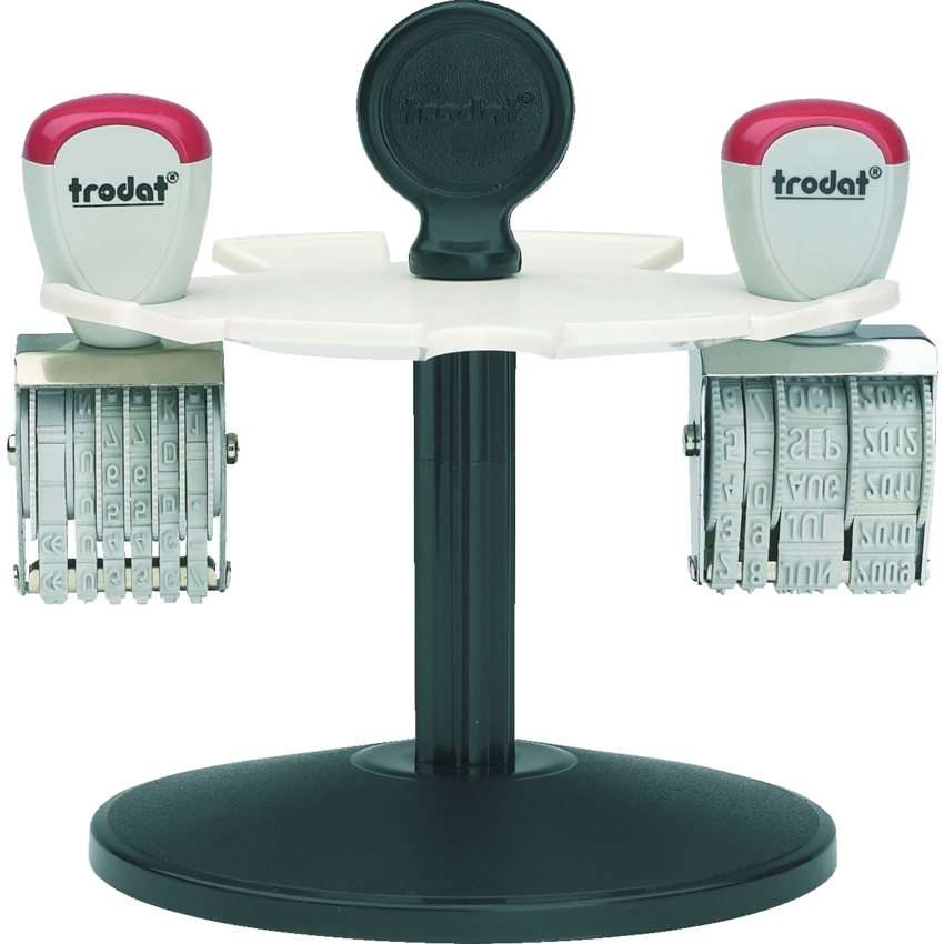 Trodat® Rotary Stamp Rack Holds 8 Stamps