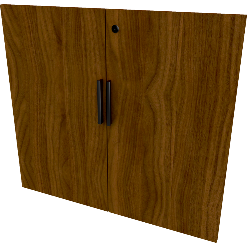 HDL® Innovations Bookcase Door Kit Black Walnut
