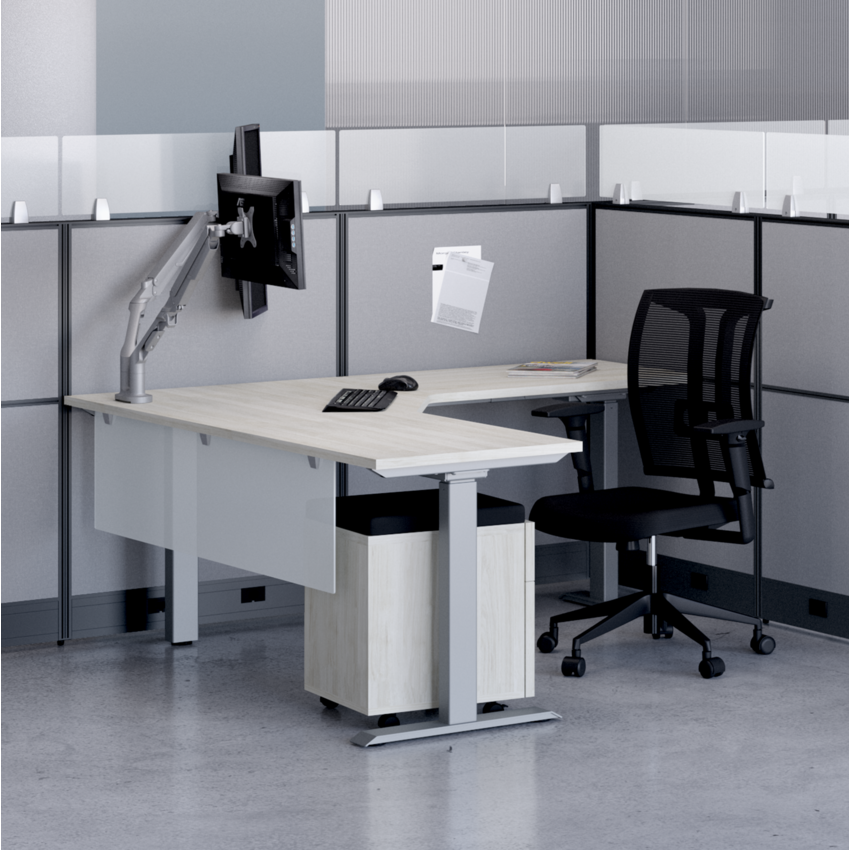 HDL® Innovations Modesty Panel 55-1/4" x 15" Frosted