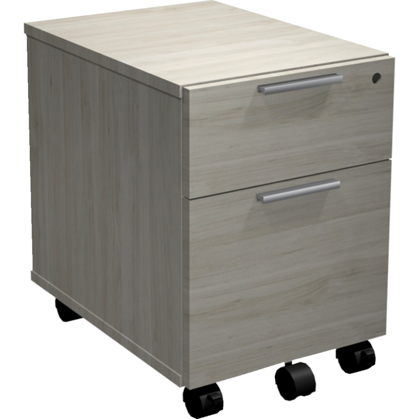 HDL® Innovation Series Laminate Mobile File Pedestal Box/File Winter Wood