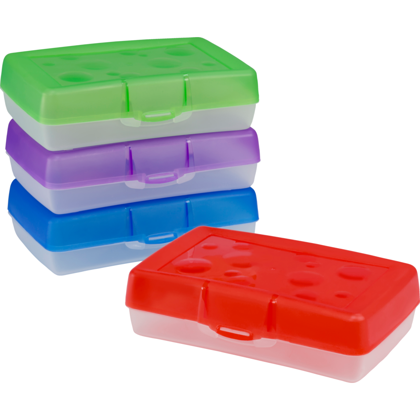 Storex® Pencil Box Standard Assorted Colours