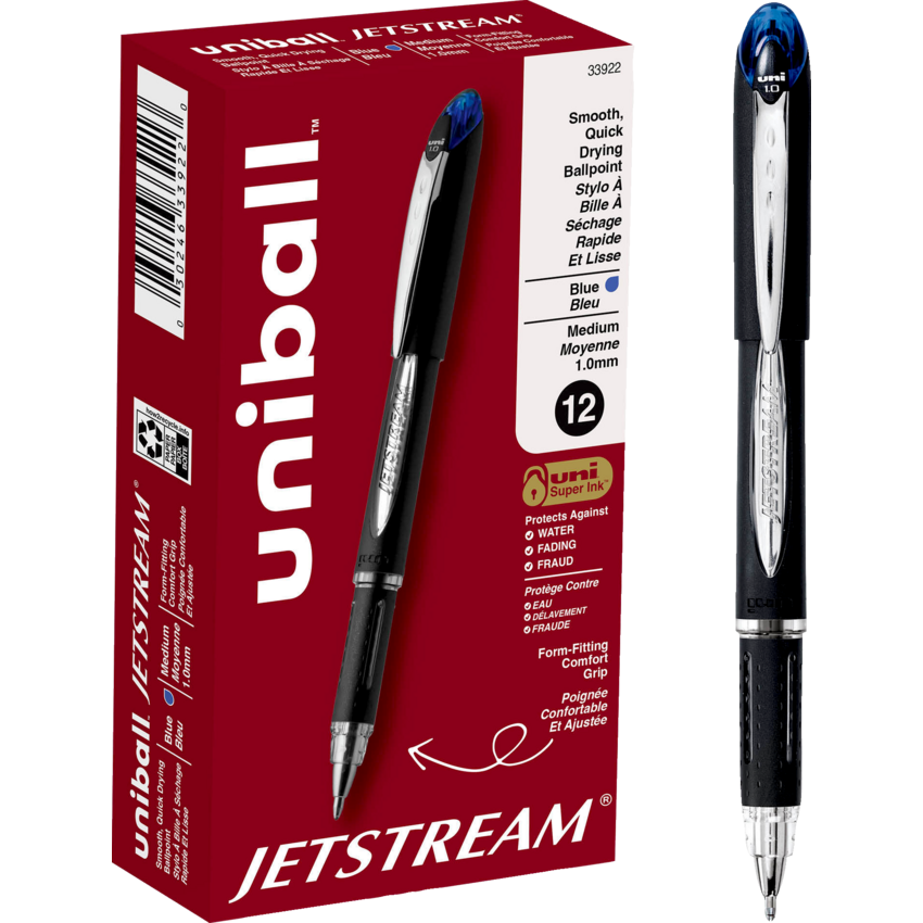 uni-ball® Jetstream™ Ball Point Pen Medium Point Blue