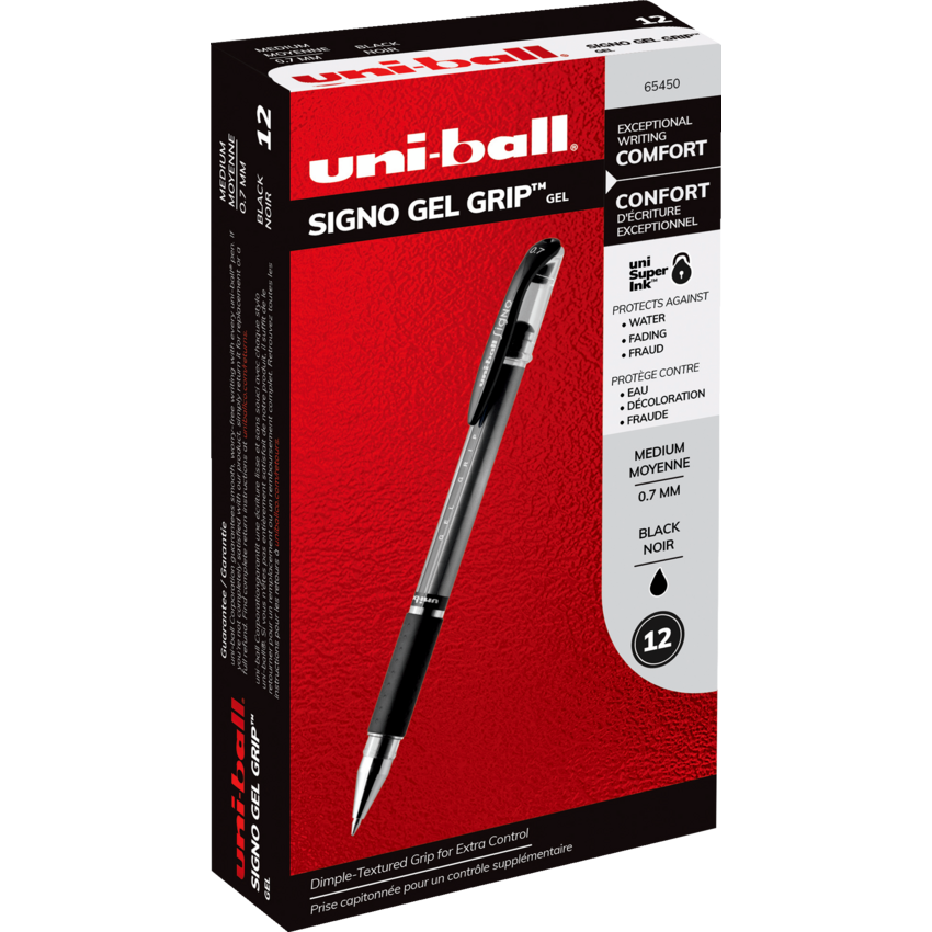 uni-ball® Signo Gelstick Pen 0.7 mm Black 12/box