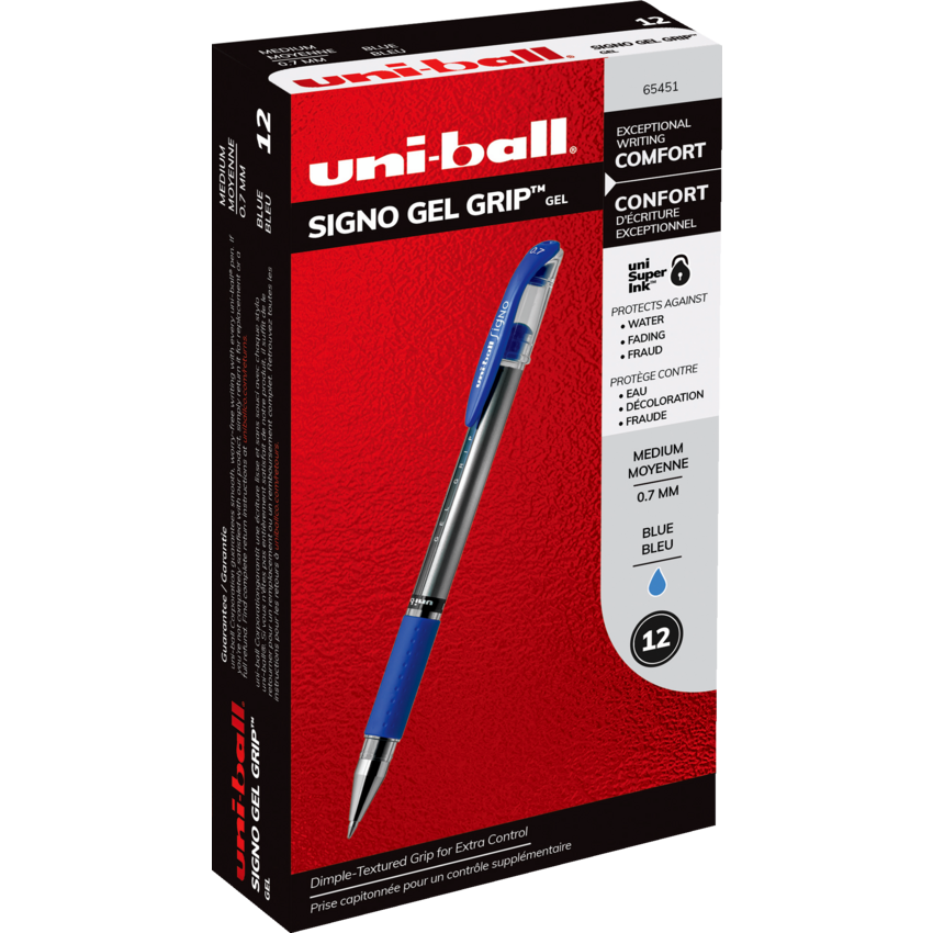 uni-ball® Signo Gelstick Pen 0.7 mm Blue 12/box