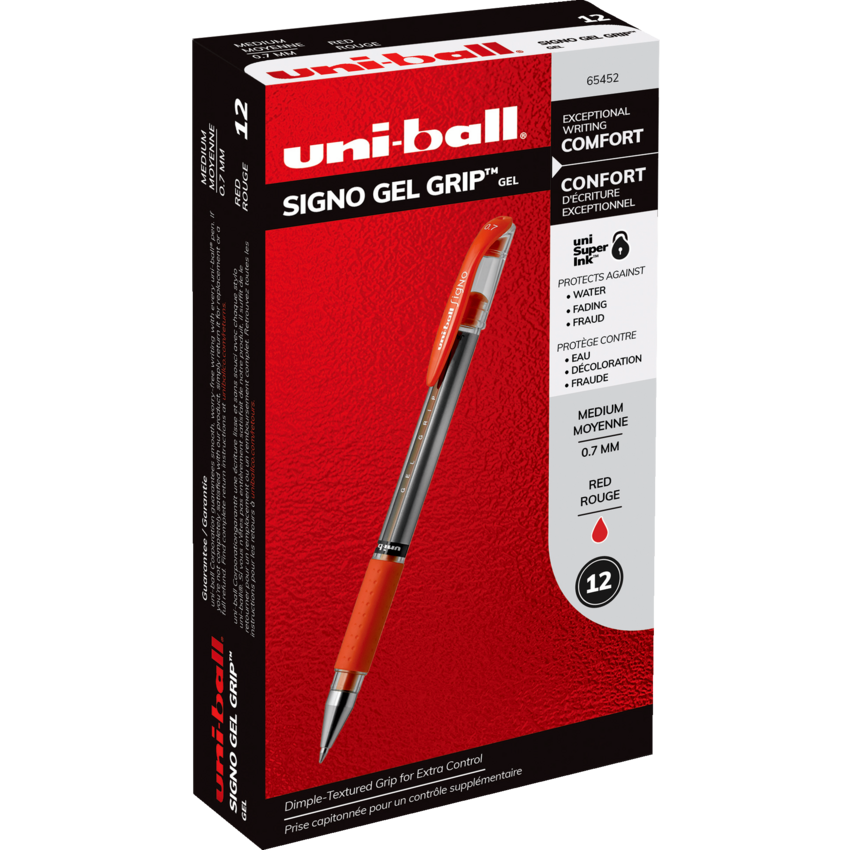 uni-ball® Signo Gelstick Pen 0.7 mm Red 12/box