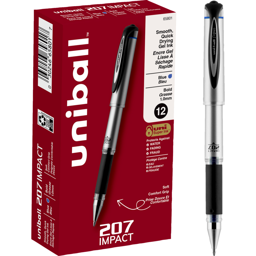 uni-ball® 207 Impact™ Gel Pen Blue