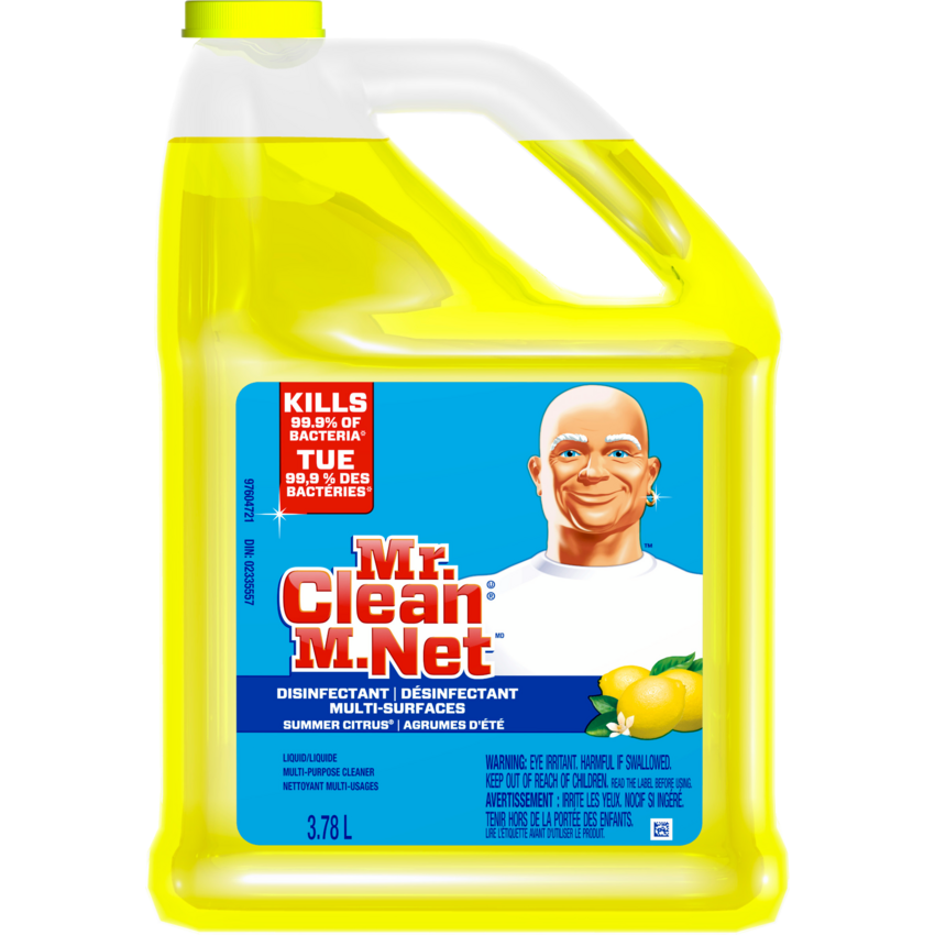 Mr. Clean® Multi-Surfaces Antibacterial Liquid Cleaner Summer Citrus 3.78 L