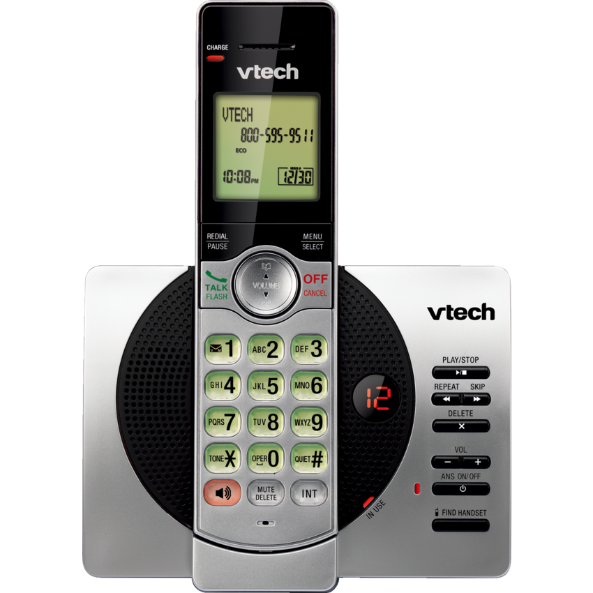 VTech Cordless Phone with Answering System Silver/Black