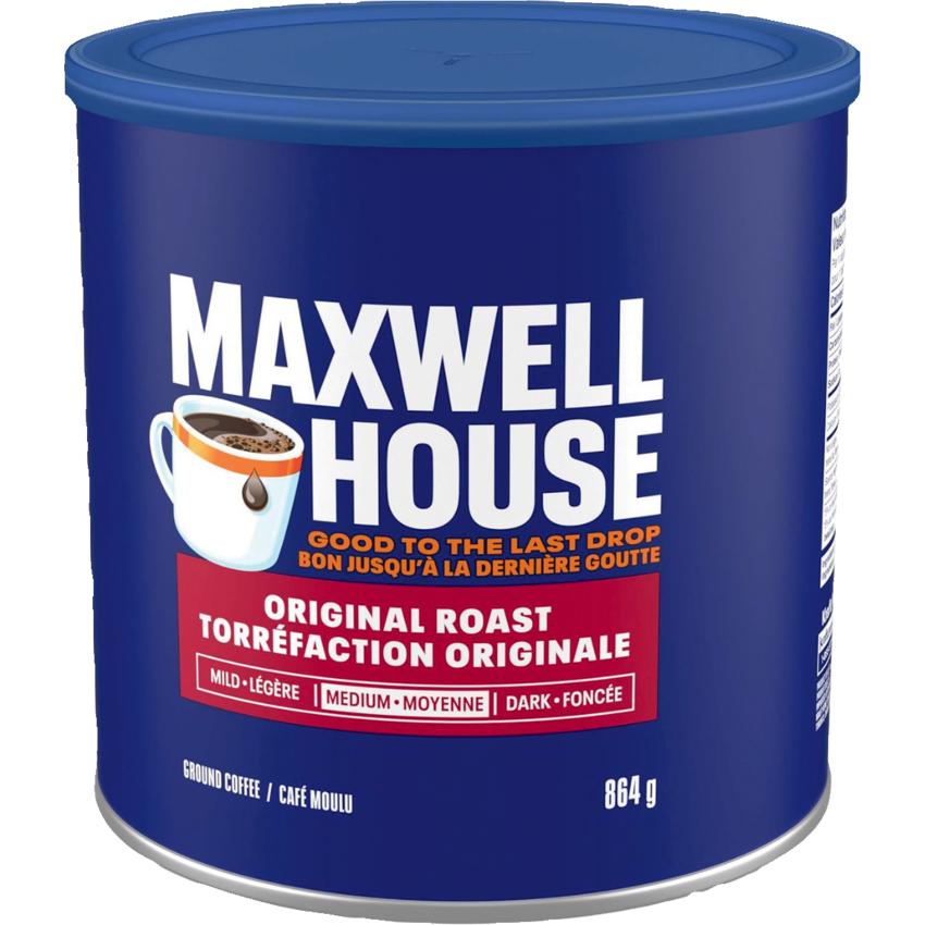Maxwell House Ground Coffee Original Roast 864 g