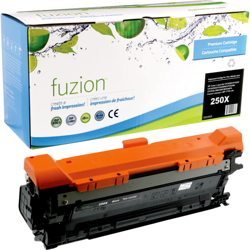 fuzion™ Compatible Laser Cartridges HY (HP CE250X, 504X) Black