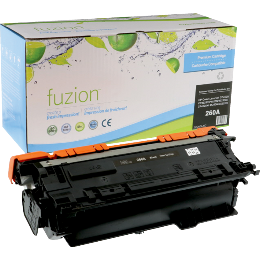 fuzion™ Compatible Laser Cartridges (HP CE260A) Black