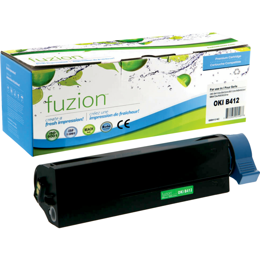 fuzion™ Compatible Laser Cartridge (OKI 45807105) Black