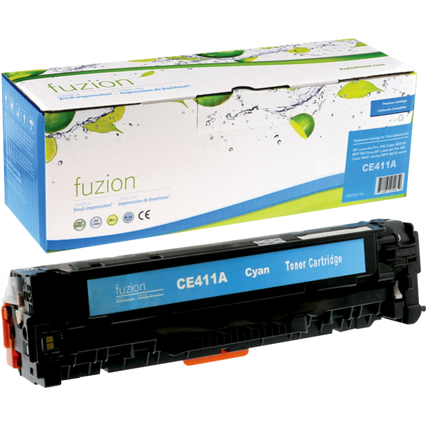 fuzion™ Compatible Laser Cartridges (HP CE411A) Cyan
