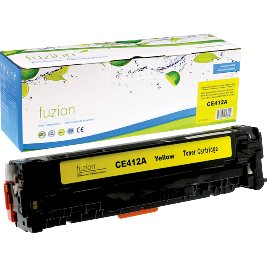 fuzion™ Compatible Laser Cartridges (HP CE412A) Yellow
