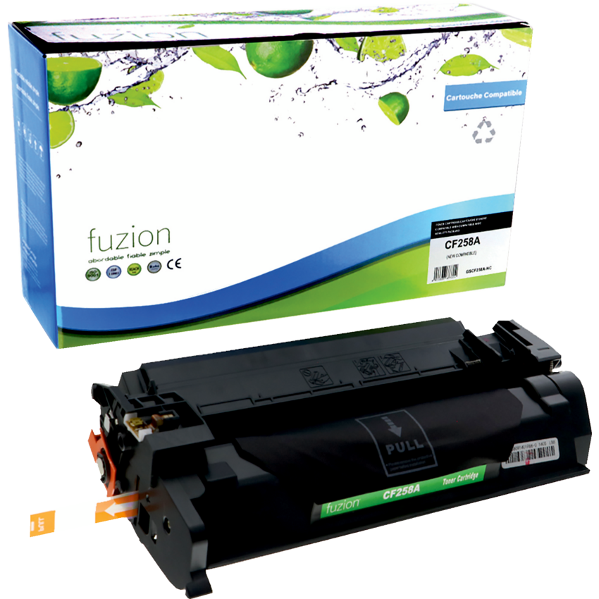 fuzion™ Compatible Laser Cartridge (HP CF258A) Black