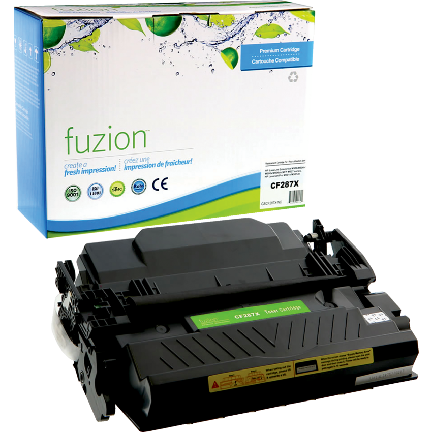 fuzion™ Compatible Laser Cartridges High Yield (HP OEM# CF287X) Black