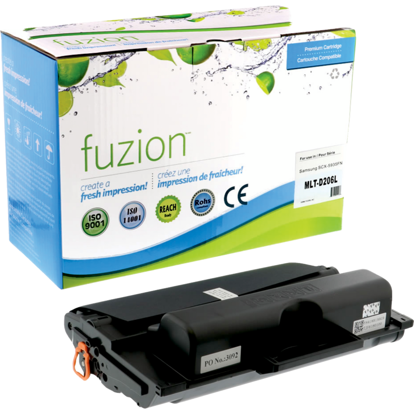 fuzion™ Compatible Laser Cartridges Samsung (OEM#  MLTD206L, MLT-D206L, 206L) Black
