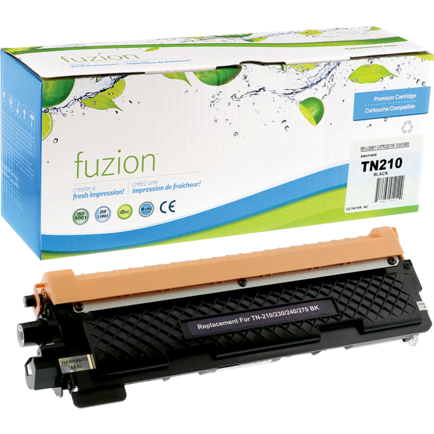 fuzion™ Compatible Laser Cartridges (Brother OEM# TN210K) Black