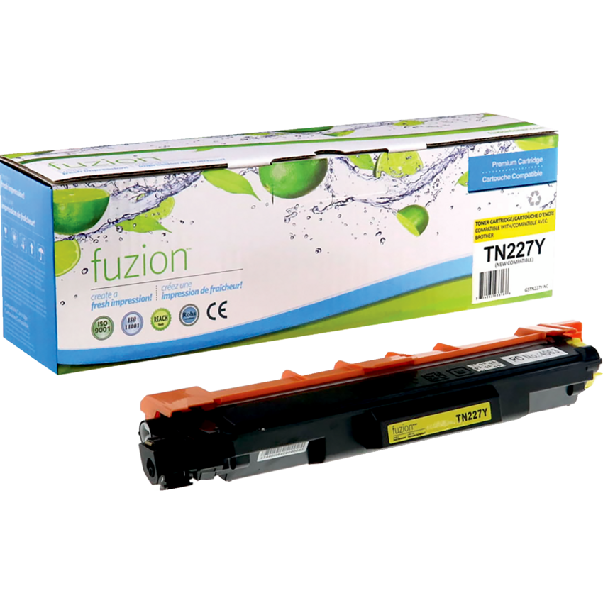 fuzion™ Compatible Laser Cartridge (Brother TN227Y) Yellow