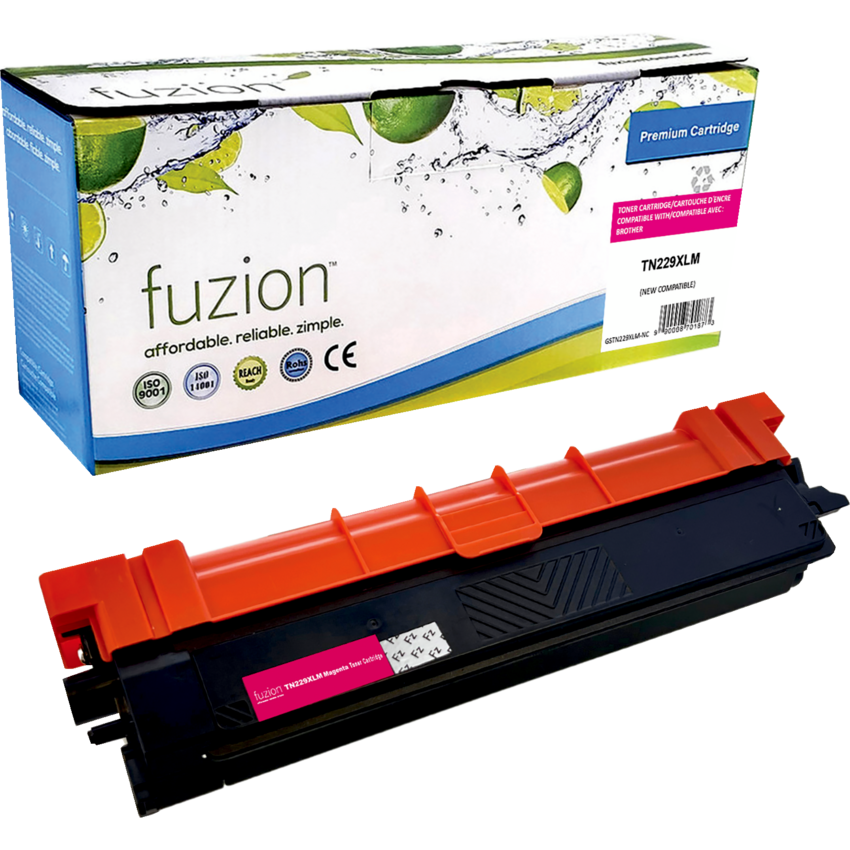 fuzion™ Compatible Laser Cartridge (Brother TN229XLM) Magenta