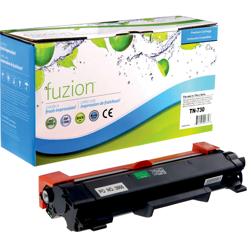 fuzion™ Compatible Laser Cartridges High Yield (Brother OEM# TN730) Black