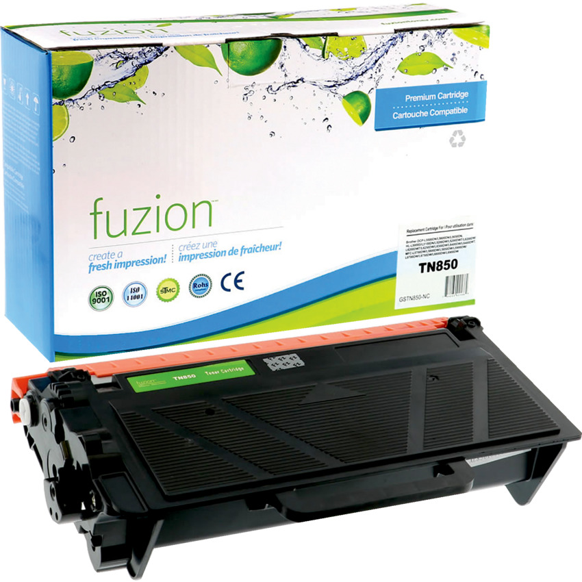 fuzion™ Compatible Laser Cartridges High Yield (Brother OEM# TN850) Black
