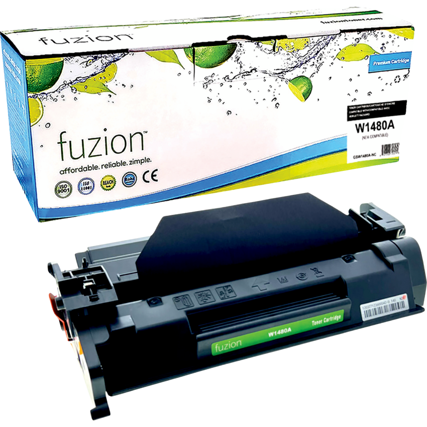 fuzion™ Compatible Laser Cartridges (HP W1480A) Black