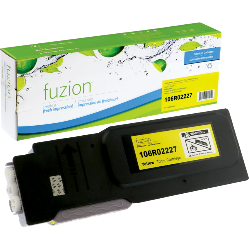 fuzion™ Compatible Laser Cartridges Xerox (OEM# 106R02227) Yellow