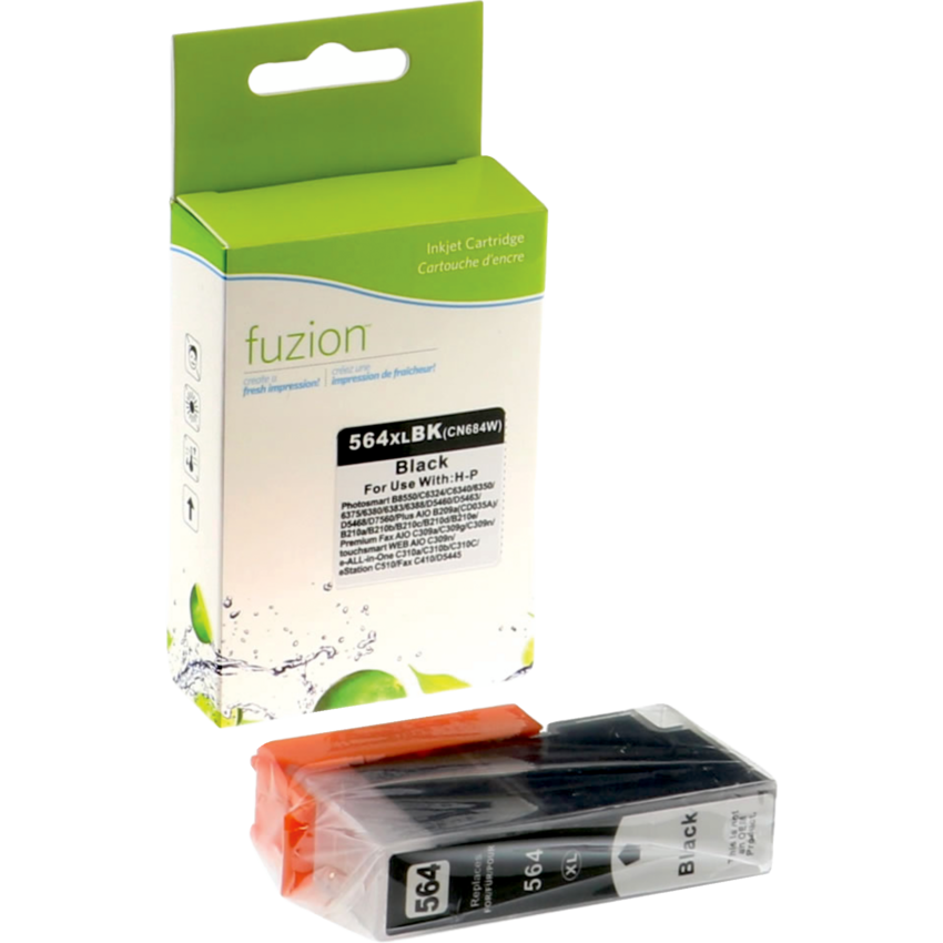 fuzion™ Compatible Inkjet Cartridge (HP 564XL) Black