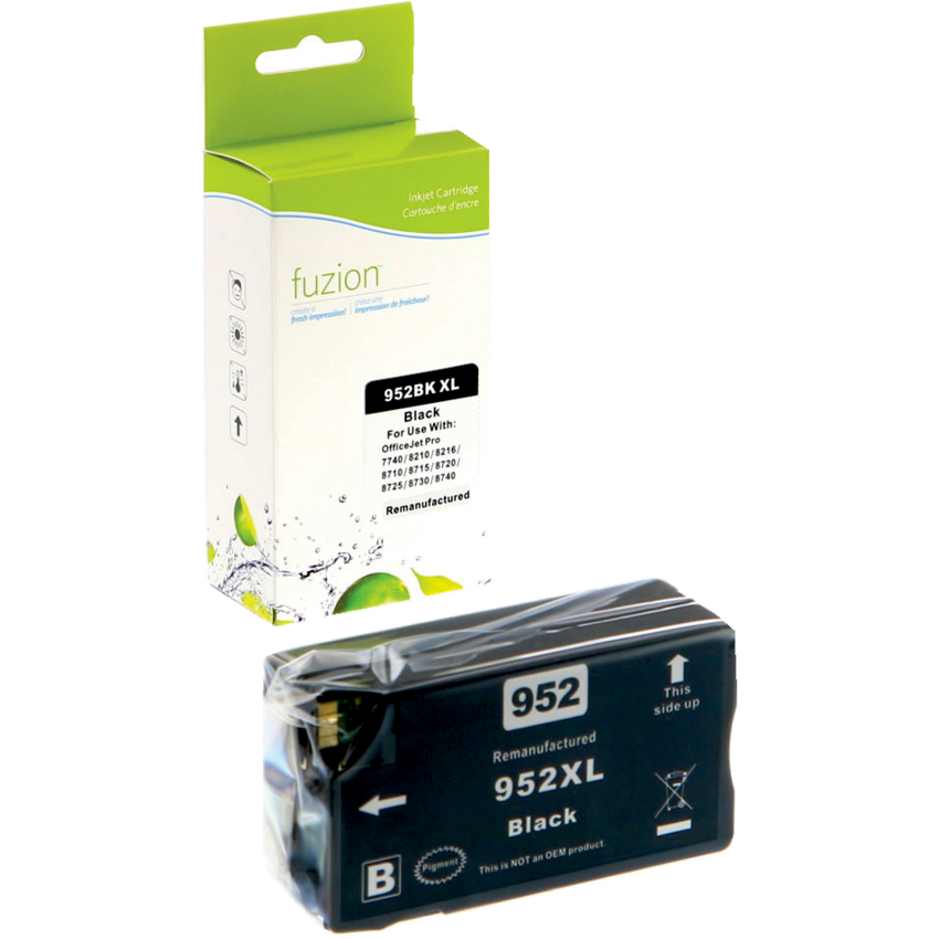 fuzion™ Compatible Laser Cartridges (HP OEM# 952XL/956XL) Black