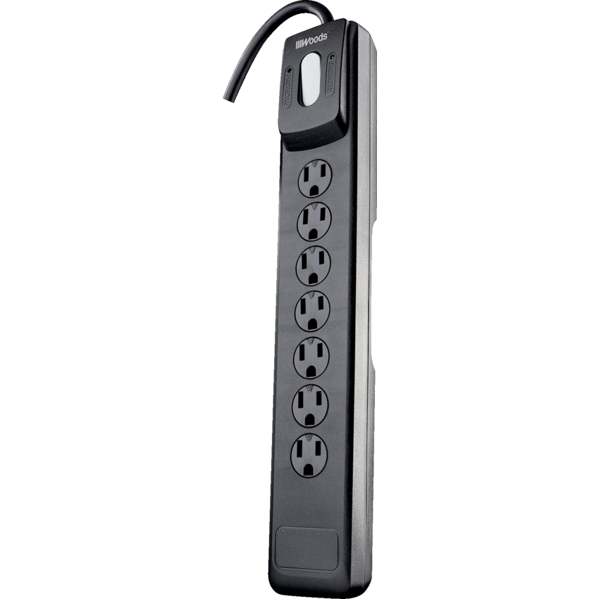 Woods® 7-Outlet Electronics Surge Protector