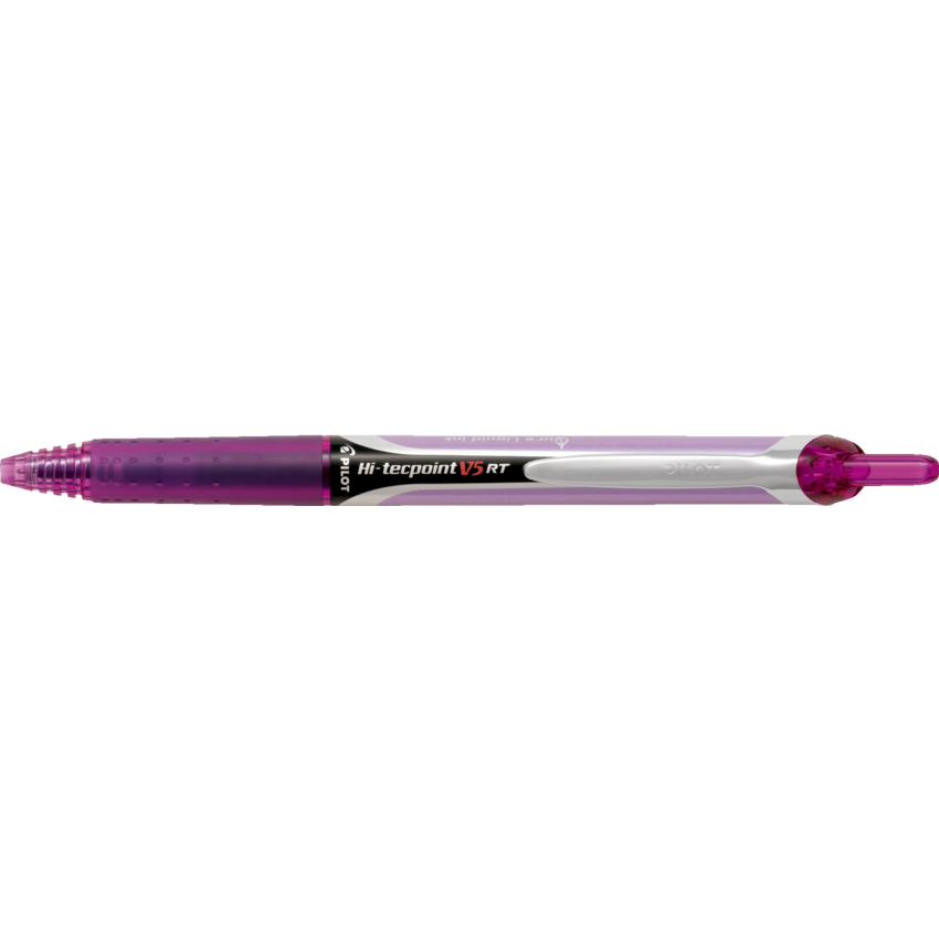 Pilot® Hi-Tecpoint Retractable Roller Pens 0.5mm Purple