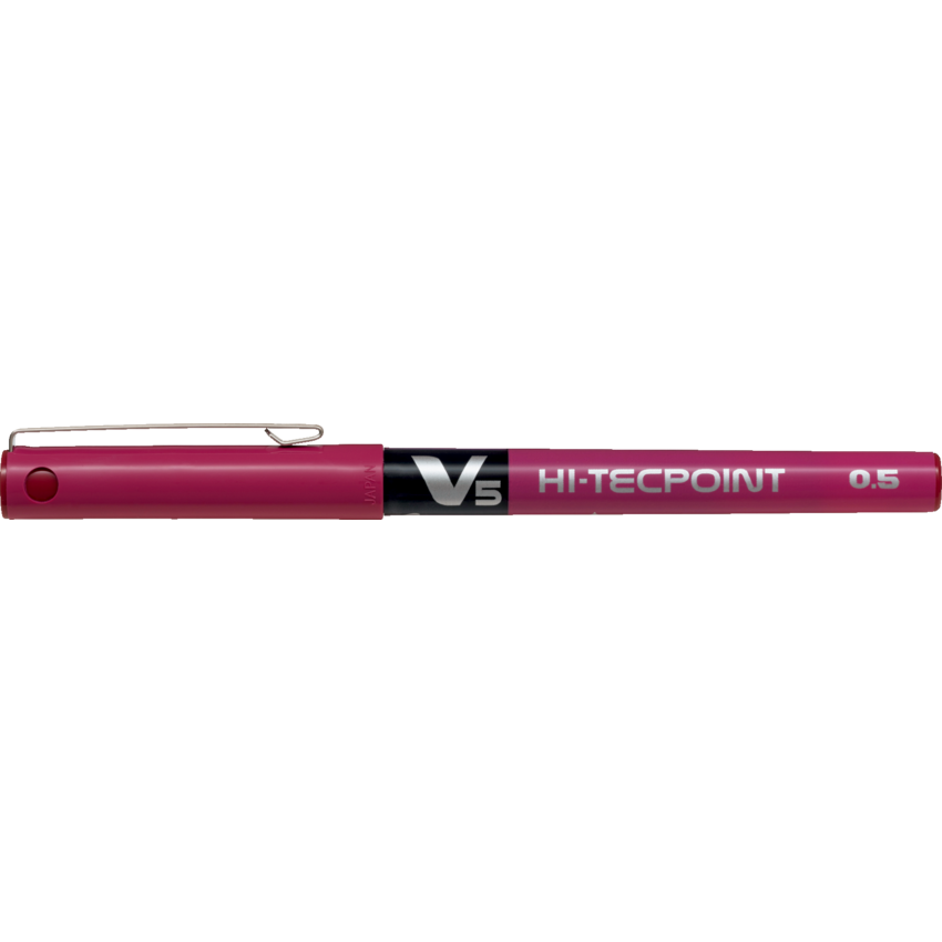 Pilot® Hi-Tecpoint V5 Roller Pen 0.5 mm Dark Red