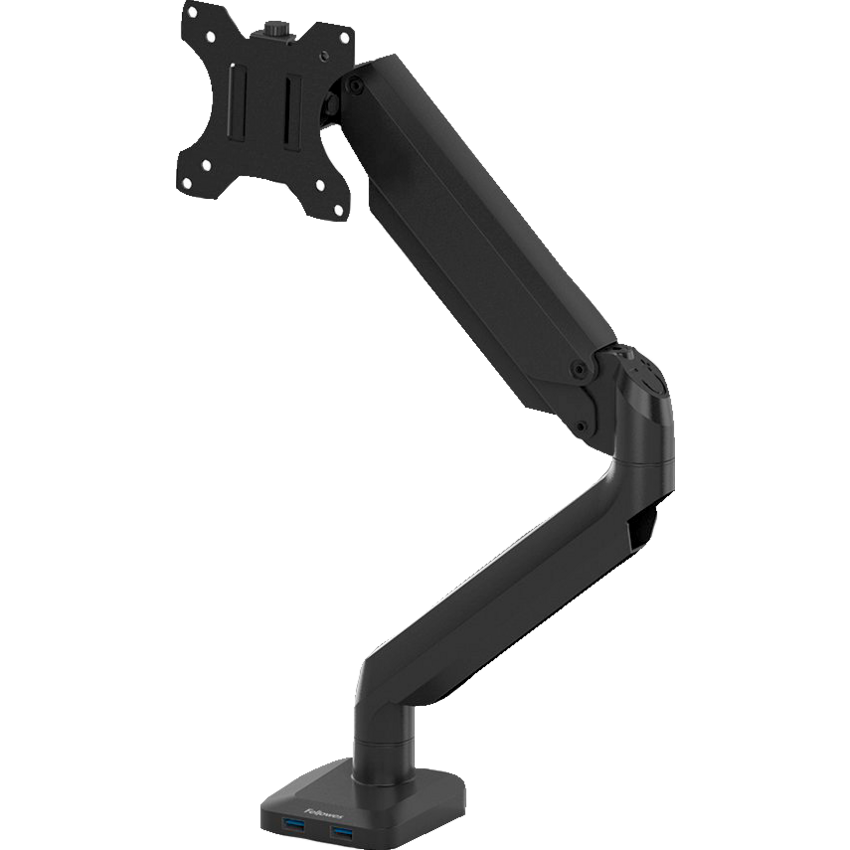Fellowes® Platinum Series Single Monitor Arms Black