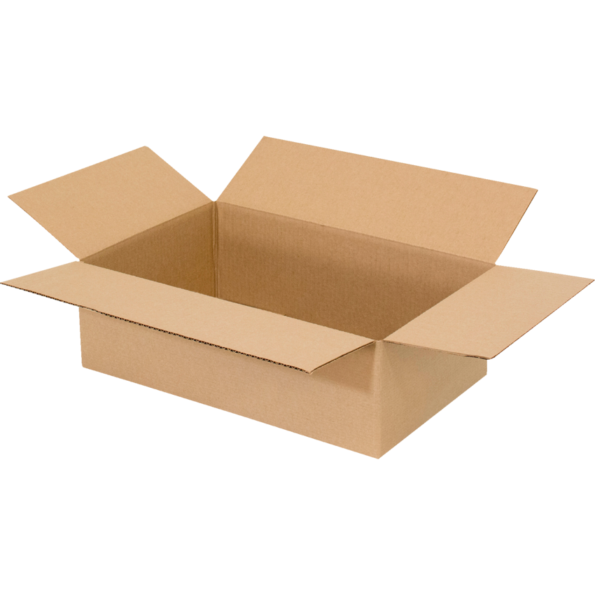 Kraft Corrugated Shipping Boxes 6"W x 6"D x 2"H 25/pkg